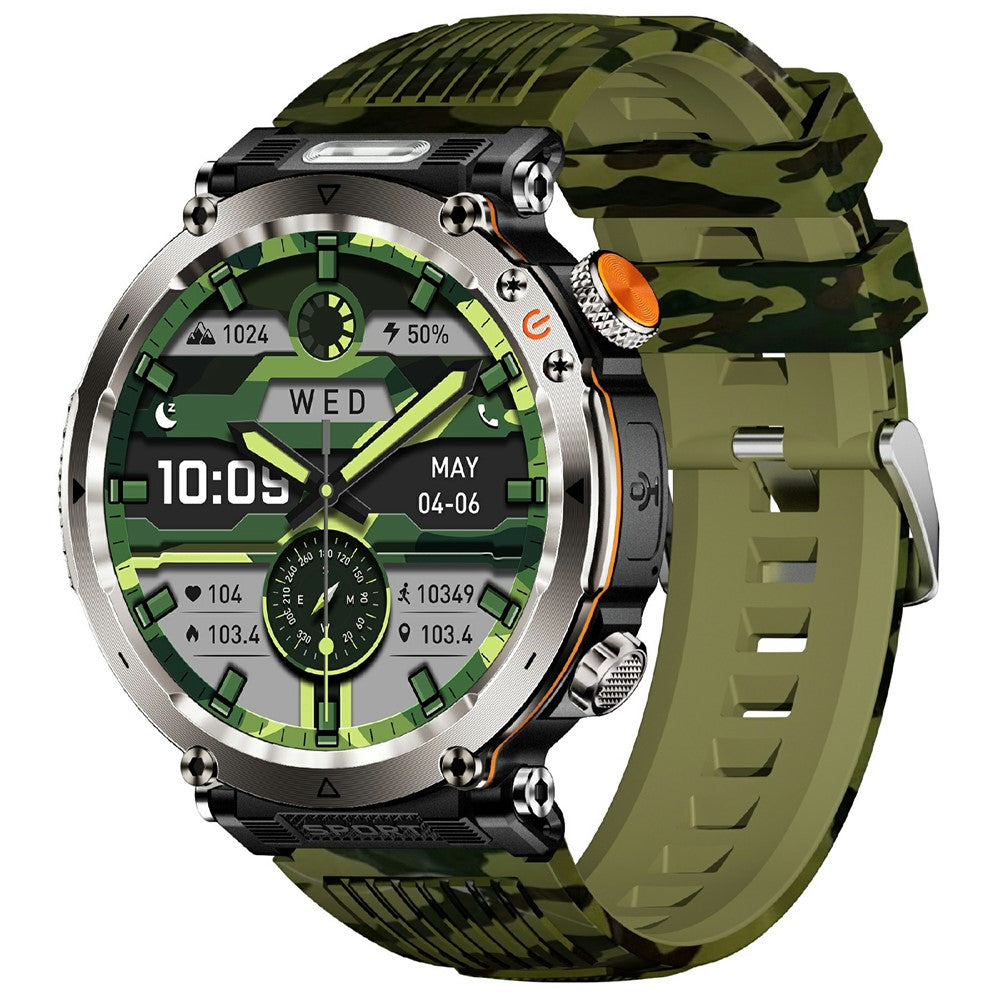 HT30 Silicone Strap 1.7-inch Smart Watch Health Monitoring Compass Sports Watch