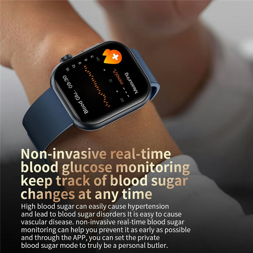 ET587 Bluetooth-compatible Call Sports Watch Body ECG Temperature Health Monitoring AMOLED Screen Smart Watch