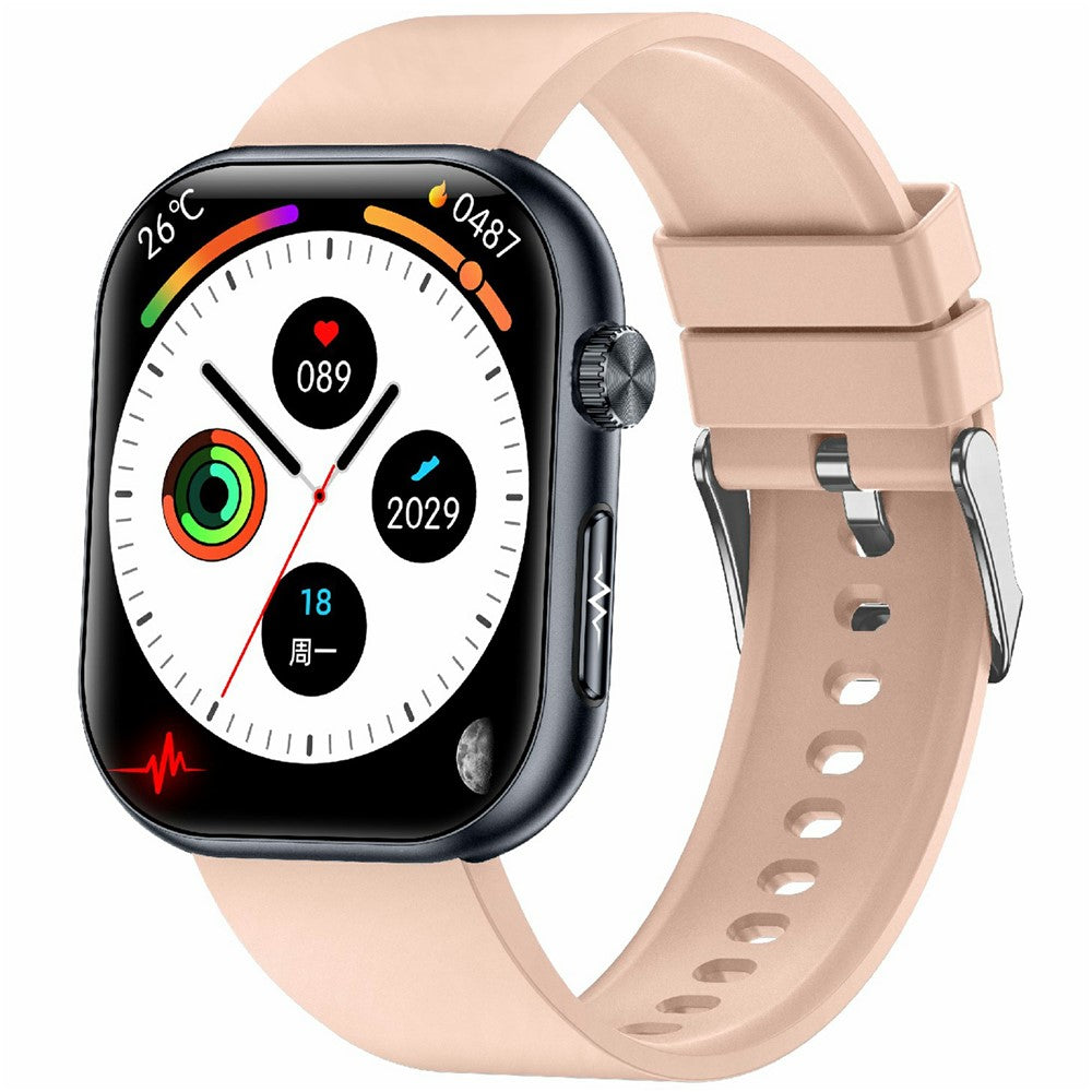 ET587 Bluetooth-compatible Call Sports Watch Body ECG Temperature Health Monitoring AMOLED Screen Smart Watch