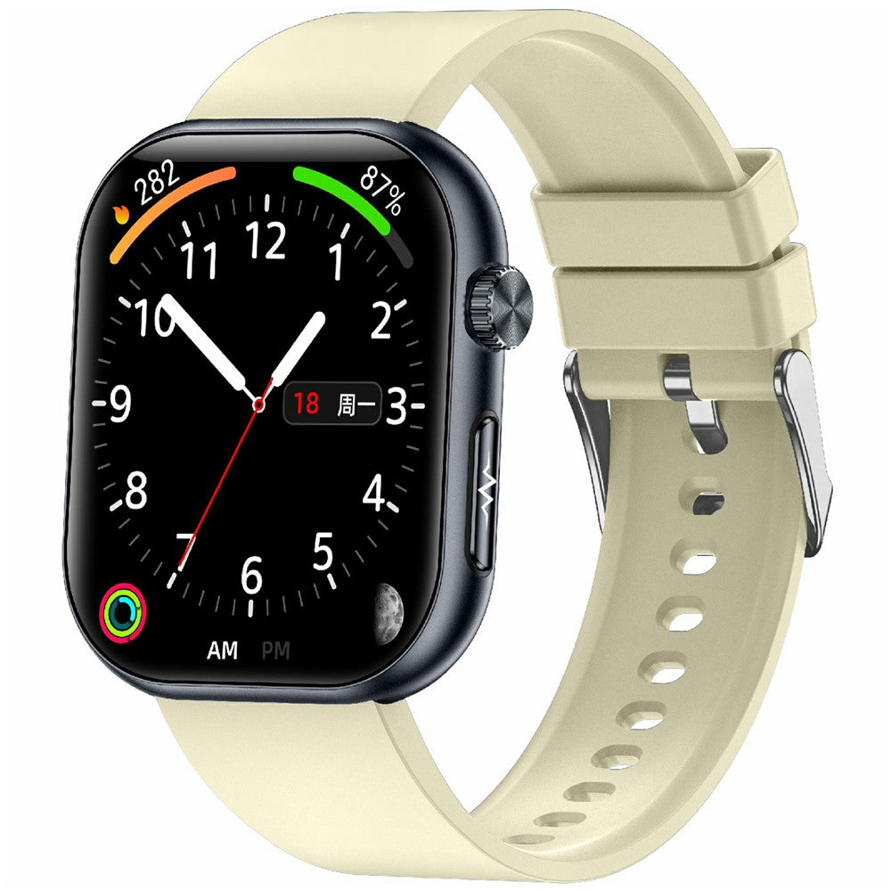ET587 Bluetooth-compatible Call Sports Watch Body ECG Temperature Health Monitoring AMOLED Screen Smart Watch
