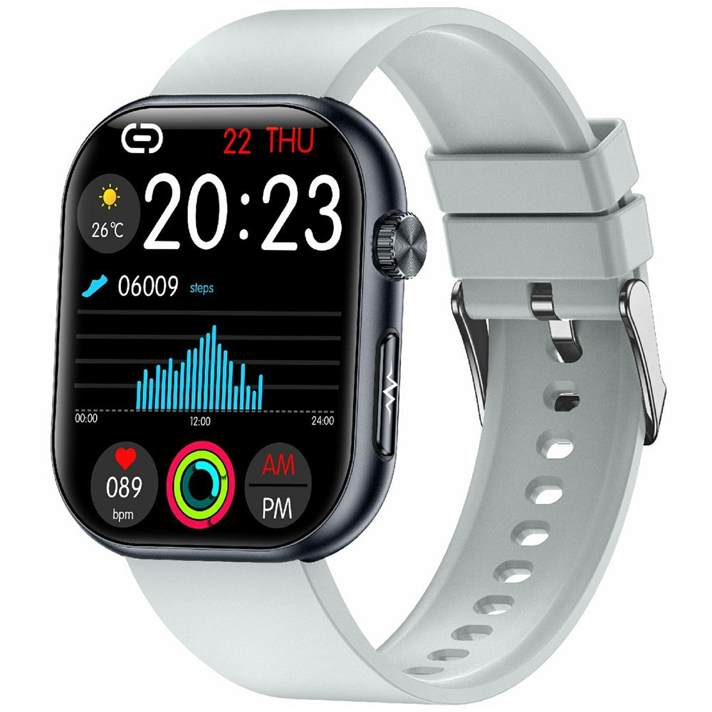 ET587 Bluetooth-compatible Call Sports Watch Body ECG Temperature Health Monitoring AMOLED Screen Smart Watch