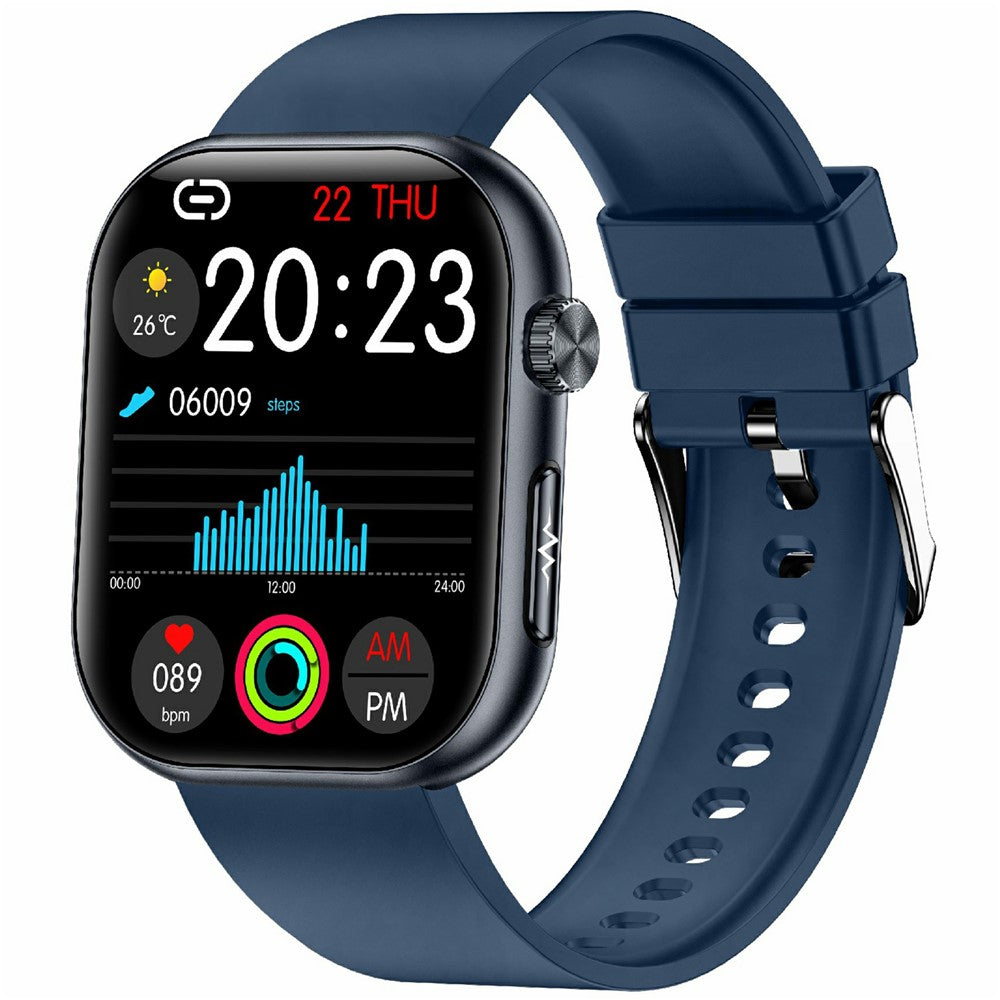 ET587 Bluetooth-compatible Call Sports Watch Body ECG Temperature Health Monitoring AMOLED Screen Smart Watch