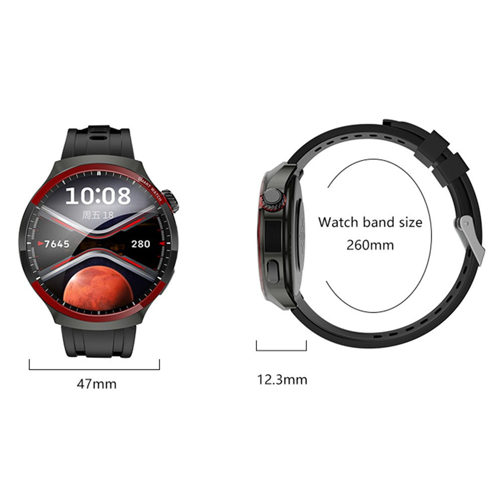 HX16 1.5 Inch Bluetooth-compatible Call Smart Watch Health Monitor Fitness Tracker Wrist Watch