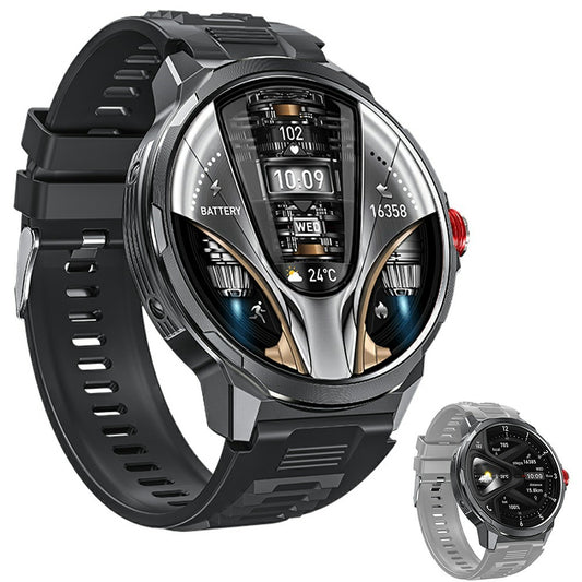 WEKOME WH-07 Smart Watch Zinc Alloy IP67 Waterproof Bluetooth-compatible 1.85 Inch HD Display Health Monitor with 2 Watch Straps