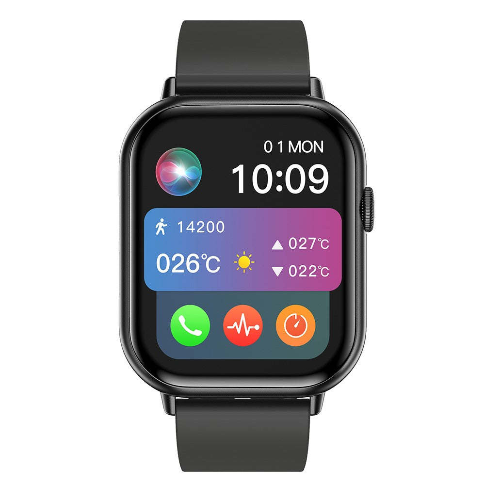 G44 2.01 Inch Smart Watch 24 Hours Heart Rate Monitor Fitness Tracker Wristwatch , Silicone Strap