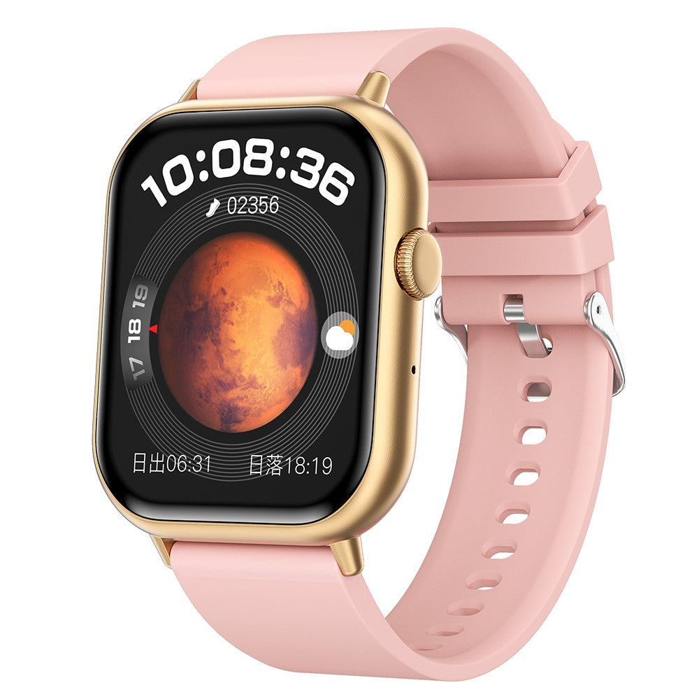 G44 2.01 Inch Smart Watch 24 Hours Heart Rate Monitor Fitness Tracker Wristwatch , Silicone Strap