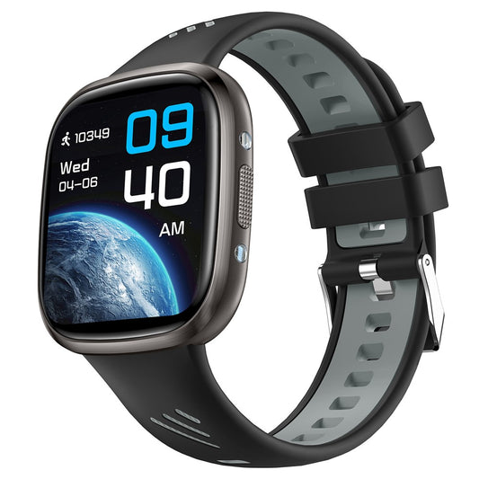 HT31 1.72 Inch IPS Screen Bluetooth-compatible Calling Smart Watch Health Monitor with UV Flashlight