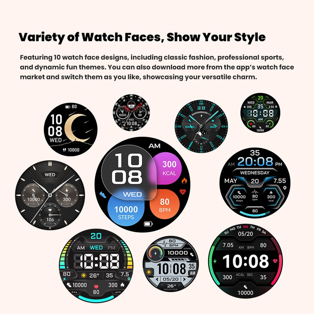 X3 Smart Watch Bluetooth-compatible Calling Heart Rate Blood Pressure Blood Oxygen Monitoring HD Large Screen Sport Watch