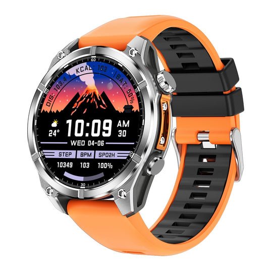 HD300 Silicone Strap Smart Watch Bluetooth-compatible Call Wireless Charging Heart Rate Blood Pressure 3ATM Waterproof Watch