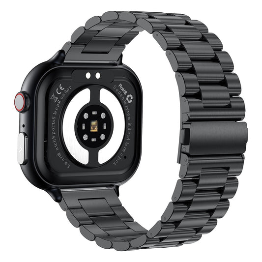 TK17 Steel Strap 1.91 Inch Smart Watch Bluetooth-compatible Call ECG Health Monitor Waterproof Sports Pedometer Watch