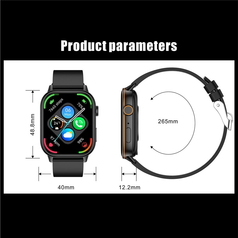 QX17 GPS Smartwatch Heart Rate Blood Oxygen Sleep Monitor Waterproof Calling Sports Watch