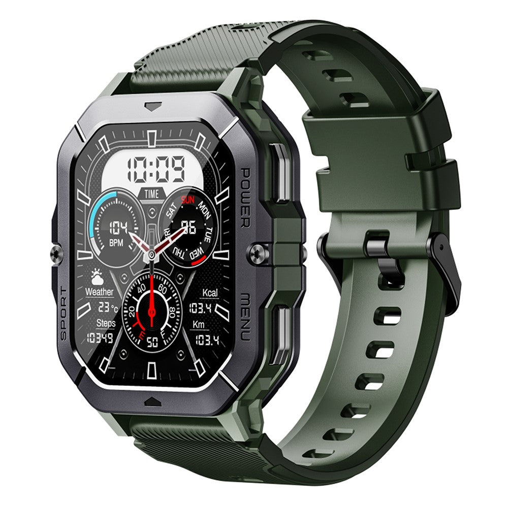 C28 2.02 Inch TFT Screen Outdoor Multifunction Sports Tracker Heart Rate Monitoring Smart Watch