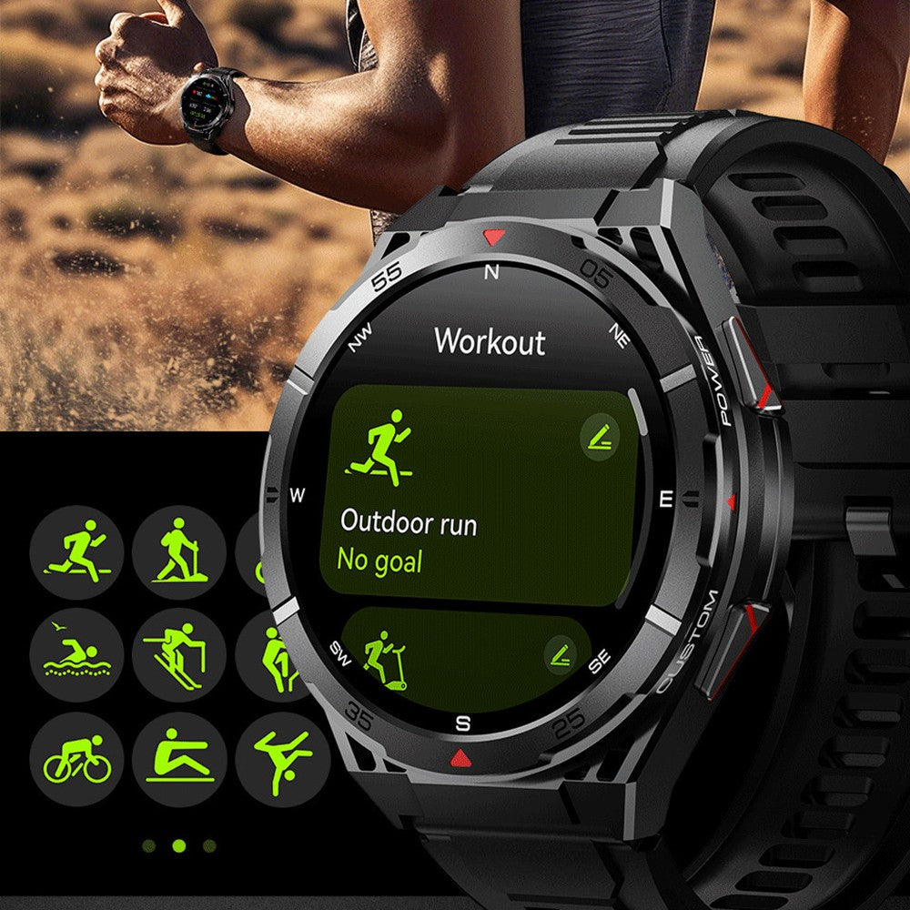 X2B Multifunction GPS Smart Watch 3 ATM Waterproof Compass Altitude Barometer Fitness Tracker
