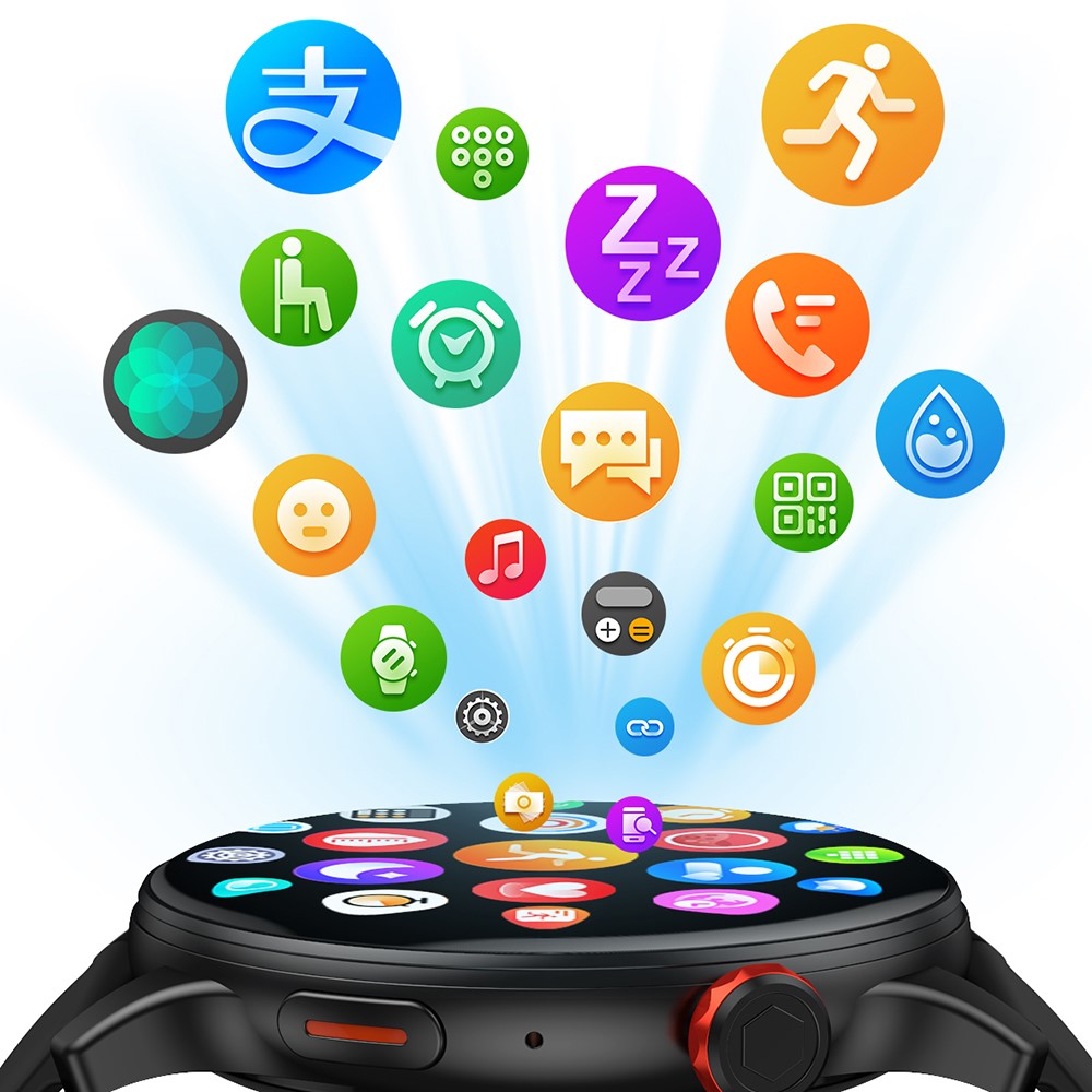 CY26 Waterproof Smart Watch 1.43 Inch AMOLED Screen Bluetooth-Compatible Call NFC Sports Tracker for Android iOS