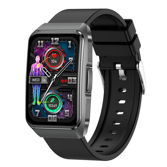 ET650 Silicone Strap Smart Bracelet Body Temperature Health Monitor Bluetooth-Compatible Call Smart Watch