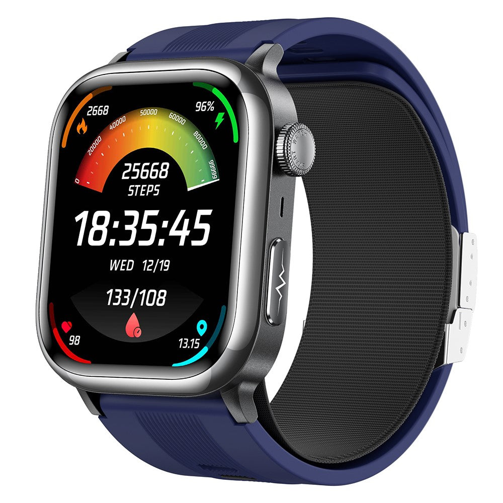 TK66 Smart Watch Blood Pressure ECG Health Monitor Bluetooth-Compatible Calling SOS Emergency Alert Watch