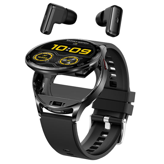 T97 2 in 1 Smart Watch with Wireless Earbuds Bluetooth-Compatible Call Health Monitoring Sports Waterproof Watch