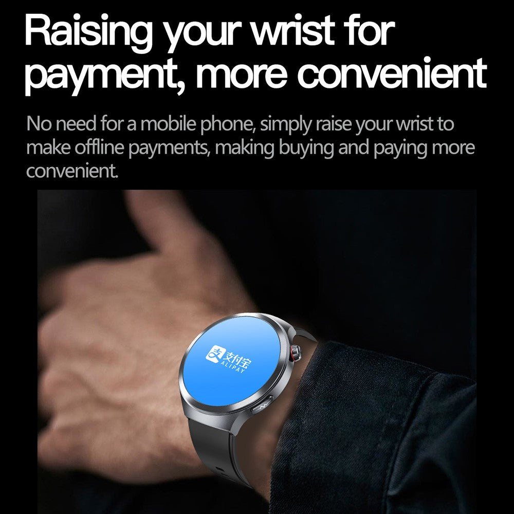 ET475 1.73 Inch AMOLED Screen Smart Watch ECG Health Monitor Bluetooth-Compatible Calling Watch, Silicone Strap
