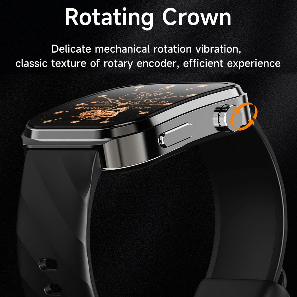 U13 2.2 Inch Curved Screen Bluetooth-Compatible Calling Heart Rate Monitor Sports Smart Watch