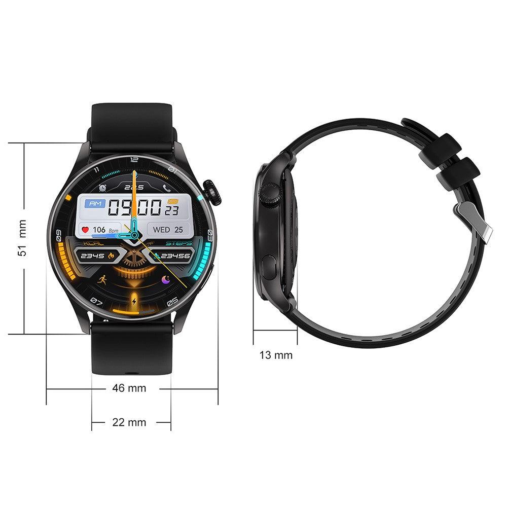 CY32 1.39 Inch Round Screen Smart Watch Heart Rate Health Monitoring IP67 Waterproof Sports Tracker