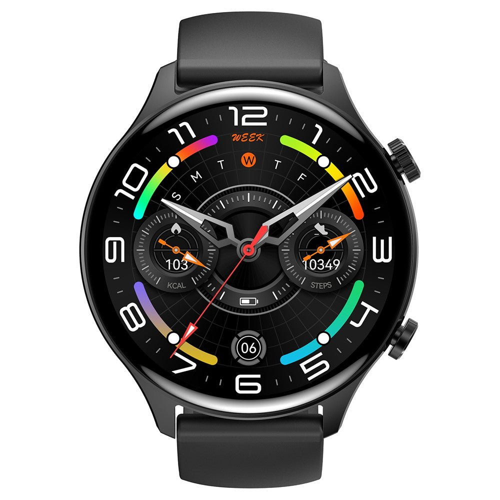 HK75 Ultra Thin Smart Watch AMOLED Screen Bluetooth-Compatible Calling NFC Waterproof Health Monitor Sports Watch