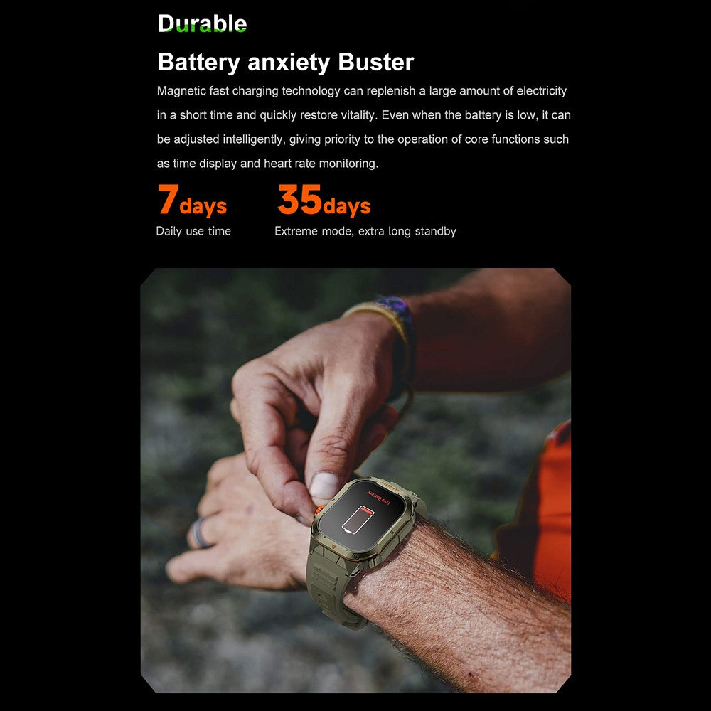 D16 Smart Watch Multifunctional Bluetooth-Compatible Calling Waterproof Pedometer Fitness Tracker for Men