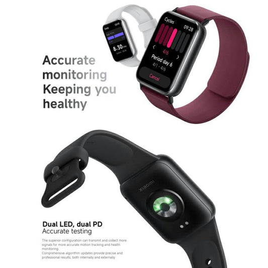 XIAOMI M2401B1 Smart Band 9 Pro 1.74 Inch AMOLED Screen Fitness Tracker Heart Rate Monitor Watch with TPU Strap