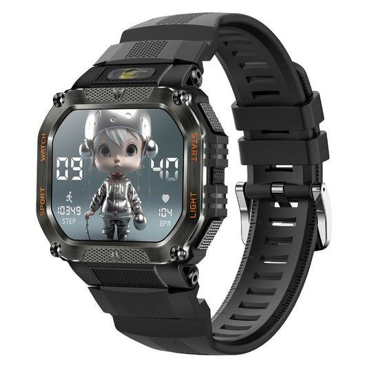 HT34 Outdoor Sports Smartwatch Fitness Tracker Waterproof 30M with Heart Rate / Blood Oxygen / Sleep Monitoring