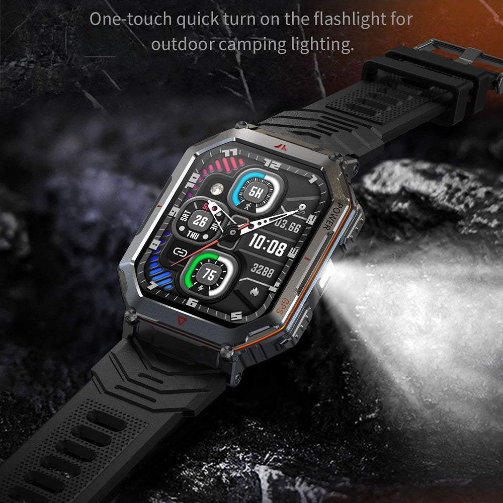 KR92 Smart Watch Bluetooth-Compatible Calling GPS Waterproof Chat GPT Voice Assistant Outdoor Sports Watch