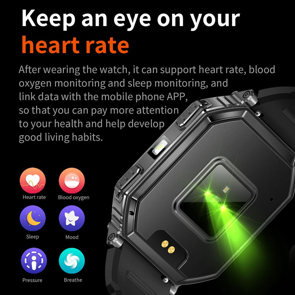 KR92 Smart Watch Bluetooth-Compatible Calling GPS Waterproof Chat GPT Voice Assistant Outdoor Sports Watch