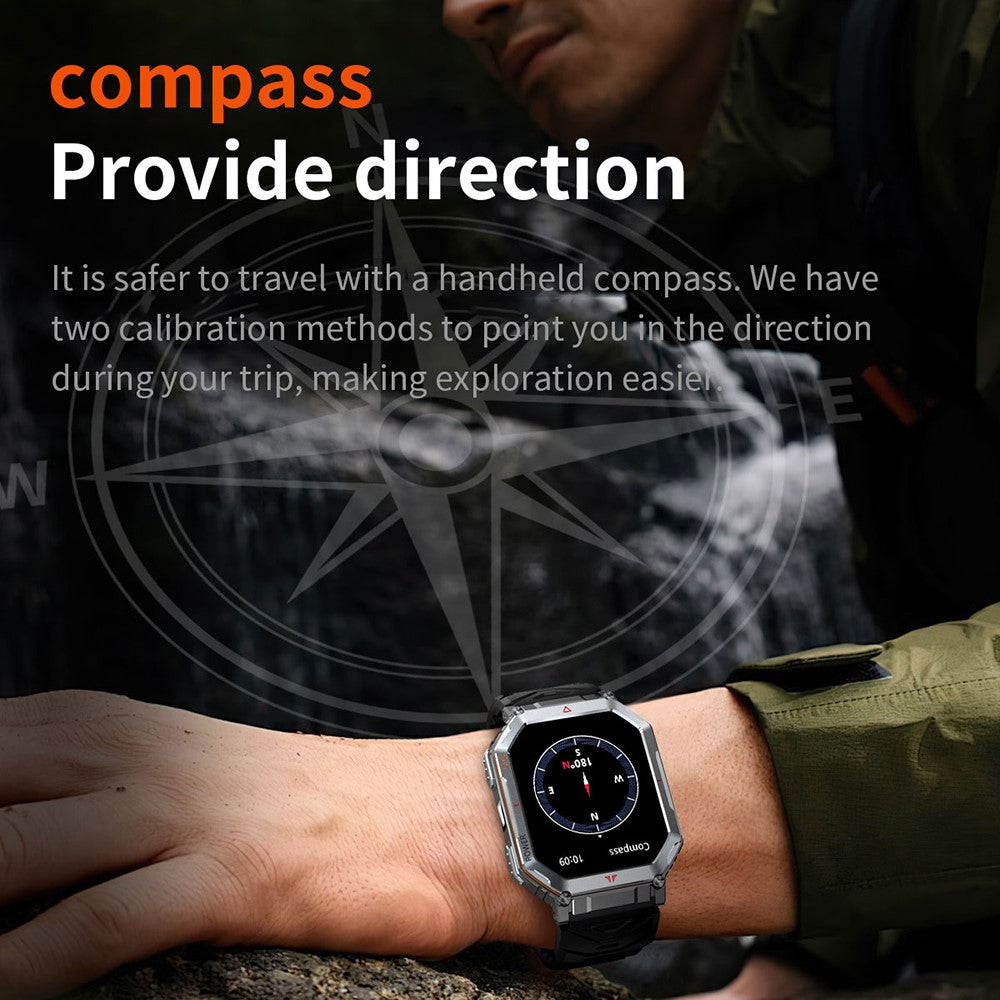 KR92 Smart Watch Bluetooth-Compatible Calling GPS Waterproof Chat GPT Voice Assistant Outdoor Sports Watch