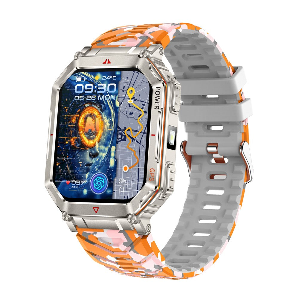 KR92 Smart Watch Bluetooth-Compatible Calling GPS Waterproof Chat GPT Voice Assistant Outdoor Sports Watch