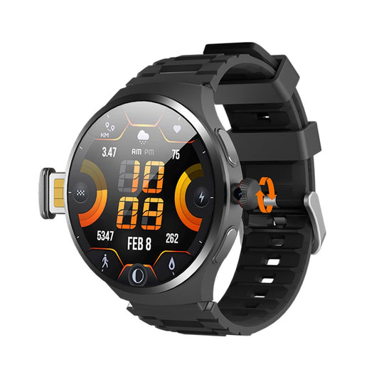 VP50 1.75 Inch AMOLED Screen Android 4G LTE Smart Watch Heart Rate Monitor Fitness Tracker, with 32GB Storage