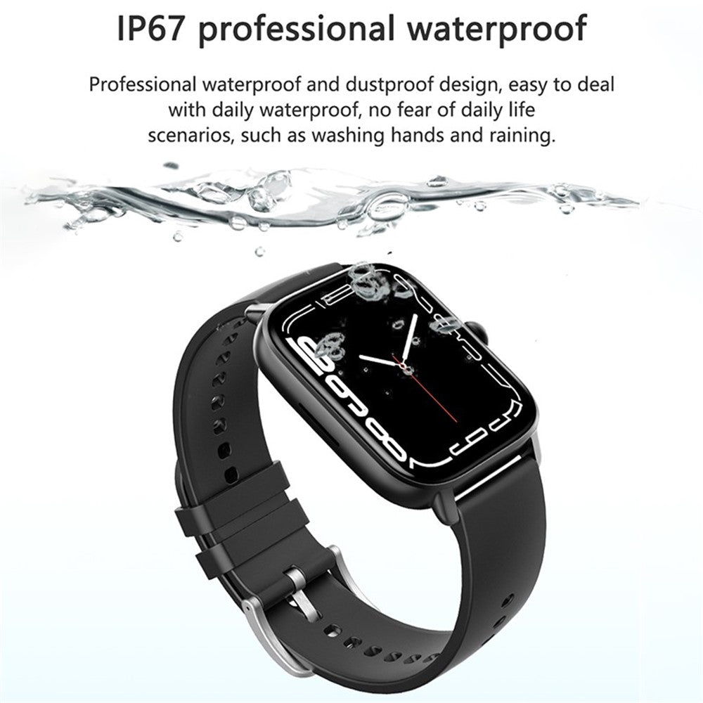 GT21 1.75 inch HD Screen Smart Watch Bluetooth-compatible Call IP67 Waterproof Sports Bracelet GPS Fitness Tracker with Heart Rate Blood Oxygen ECG Monitoring