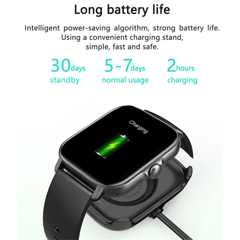 GT21 1.75 inch HD Screen Smart Watch Bluetooth-compatible Call IP67 Waterproof Sports Bracelet GPS Fitness Tracker with Heart Rate Blood Oxygen ECG Monitoring