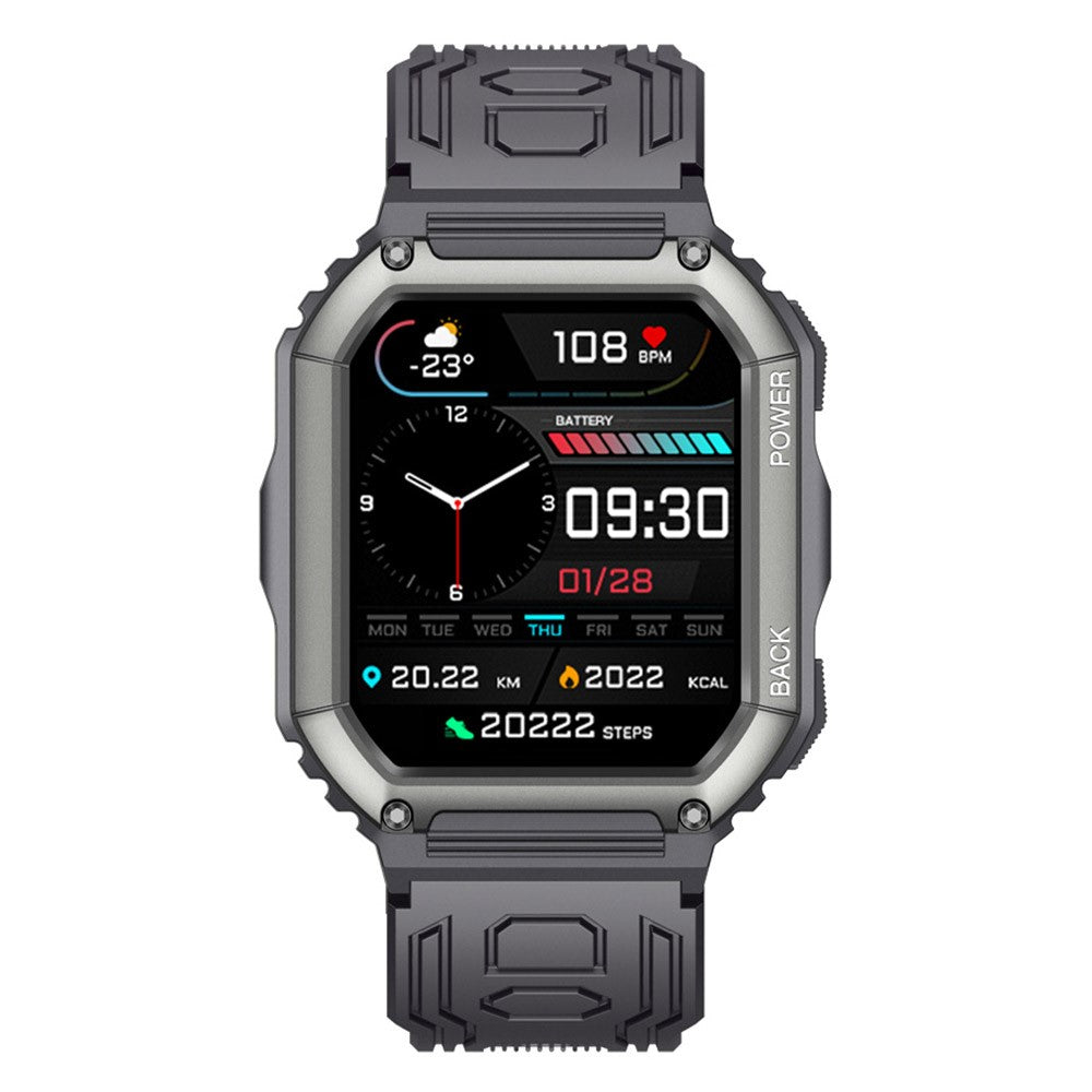 K6 1.8 inch IPS Smart Watch Bluetooth-compatible Calling IP67 Waterproof Sports Bracelet Health Watch with Blood Pressure / Oxygen / Heart Rate / Sleep Monitoring