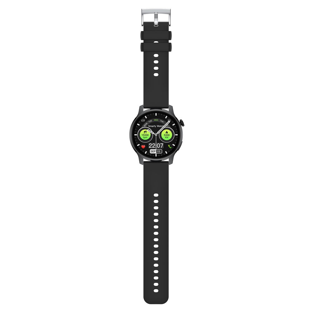 S46 1.28-inch TFT Round Screen Smart Watch Bluetooth-compatible Call Full Touch Music Bracelet Multi-Sport Mode Fitness Watch for Men and Women