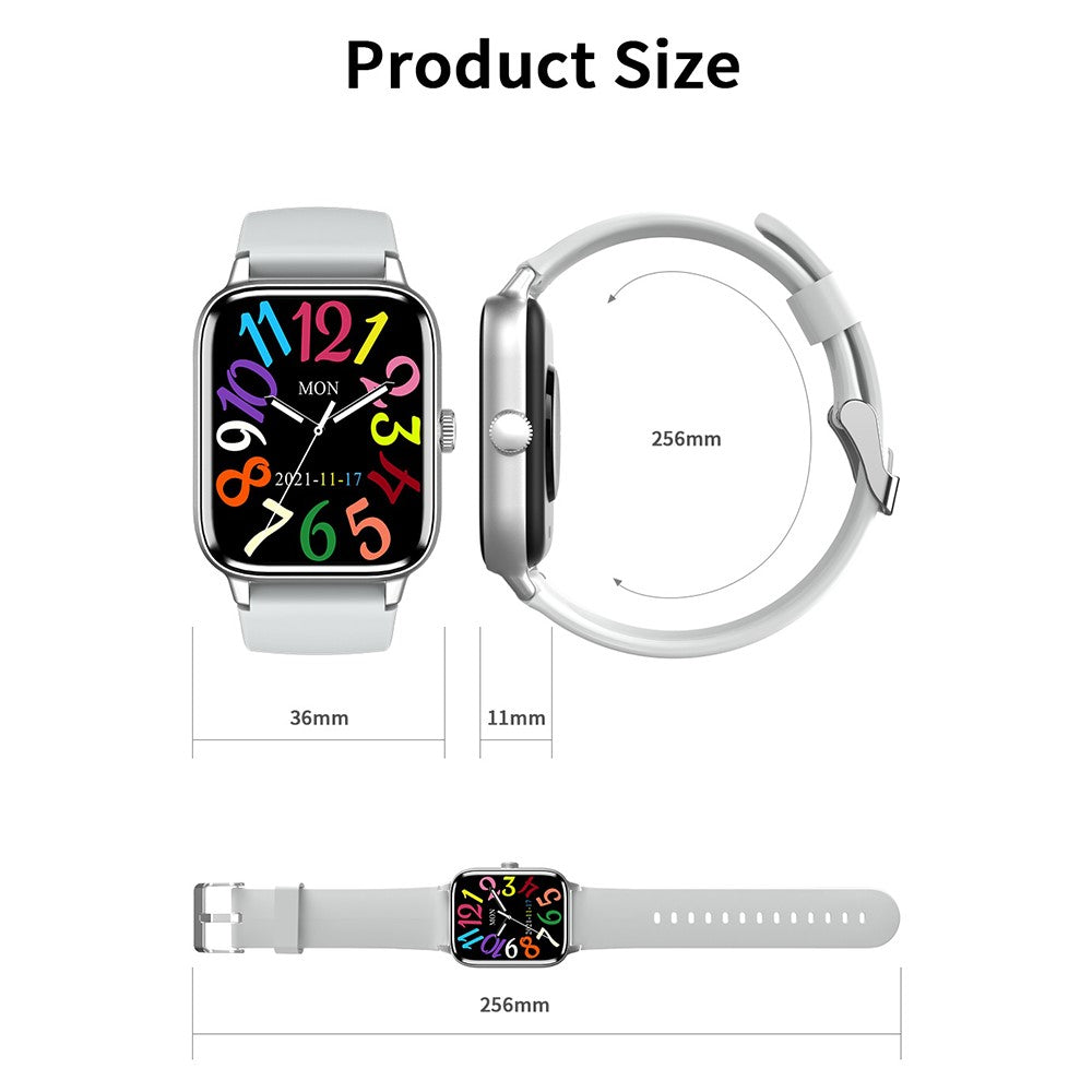TW2 1.8-inch Screen Smart Watch Support NFC Function IP67 Waterproof Fitness Bracelet Multifunctional Health Watch with Heart Rate Monitoring