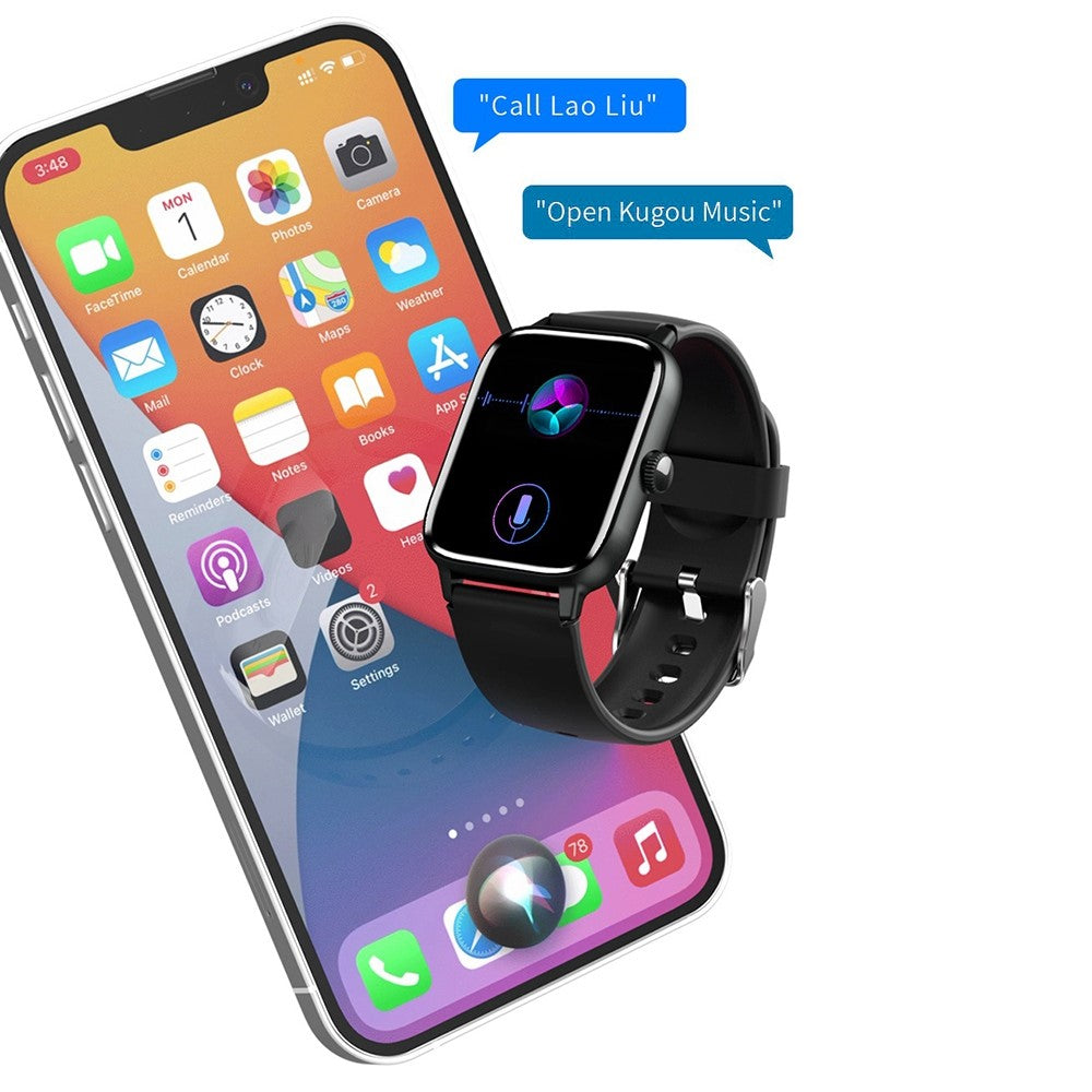 TW2 1.8-inch Screen Smart Watch Support NFC Function IP67 Waterproof Fitness Bracelet Multifunctional Health Watch with Heart Rate Monitoring