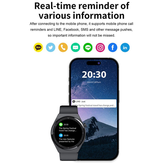 T88 TPU Strap 1.39 inch Bluetooth-compatible Call Smart Watch Waterproof Sleep Health Monitoring Sports Bracelet