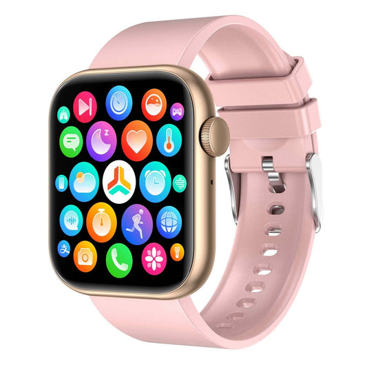 QX7 1.85-inch HD Screen Smart Watch Bluetooth-compatible Call Waterproof Sports Bracelet Health Watch with Rotary Encoder Button