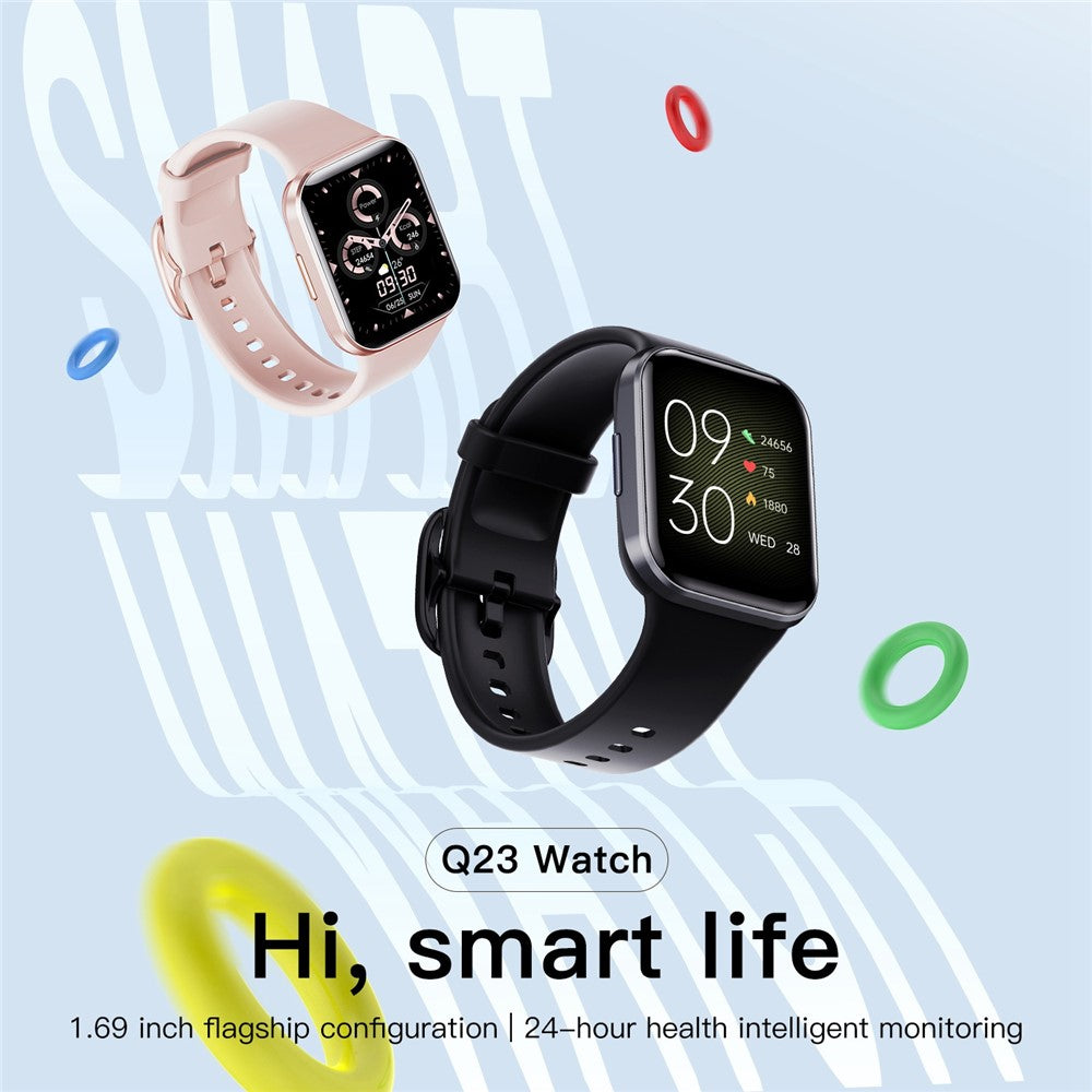 Q23 1.69" HD Large Screen Smart Watch 25 Sports Modes Fitness Bracelet Health Bracelet with Temperature, Pedometer, Heart Rate / Sleep Monitoring