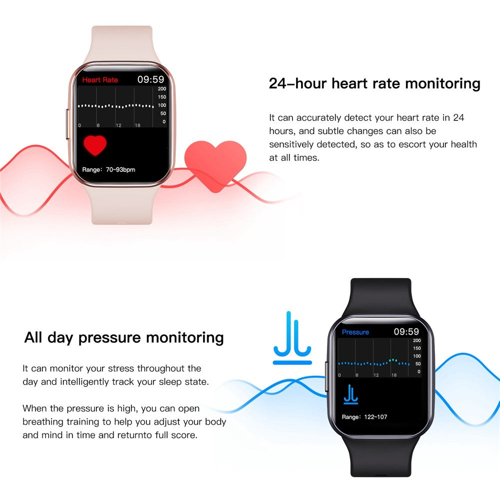 Q23 1.69" HD Large Screen Smart Watch 25 Sports Modes Fitness Bracelet Health Bracelet with Temperature, Pedometer, Heart Rate / Sleep Monitoring