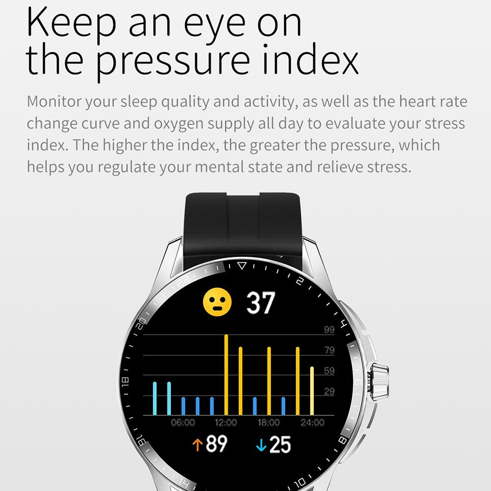 GT4 Pro 1.47" Smart Watch HD Bluetooth-compatible Calling Waterproof Sports Bracelet Support Heart Rate Blood Oxygen Monitoring