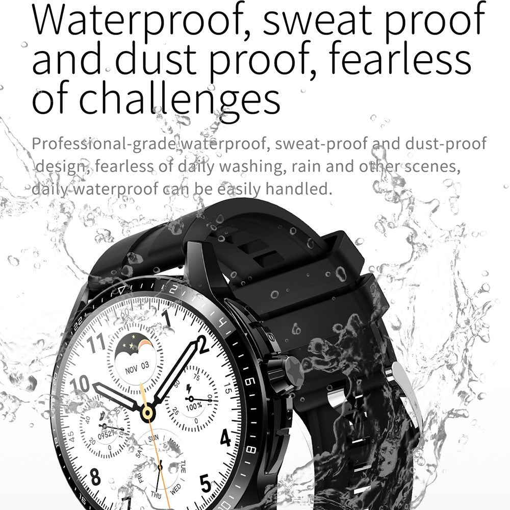 GT4 Pro 1.47" Smart Watch HD Bluetooth-compatible Calling Waterproof Sports Bracelet Support Heart Rate Blood Oxygen Monitoring