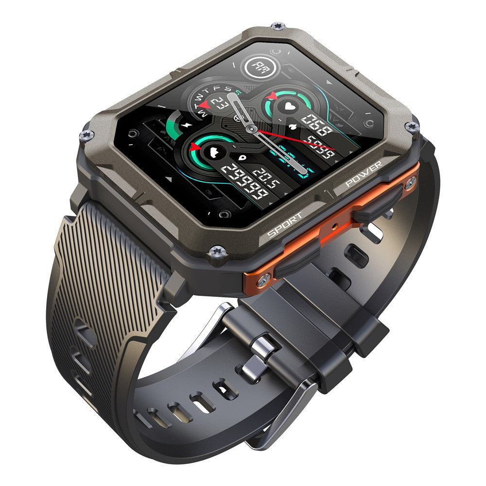 C20 Pro Outdoor Sports Watch 1.83 inch HD Smart Bracelet Support Bluetooth-compatible Call Music Playback