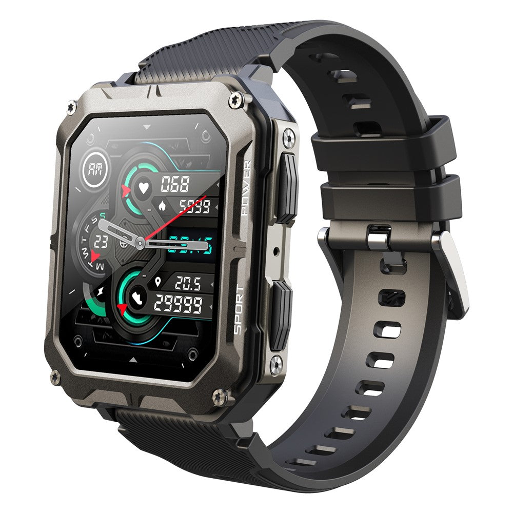 C20 Pro Outdoor Sports Watch 1.83 inch HD Smart Bracelet Support Bluetooth-compatible Call Music Playback