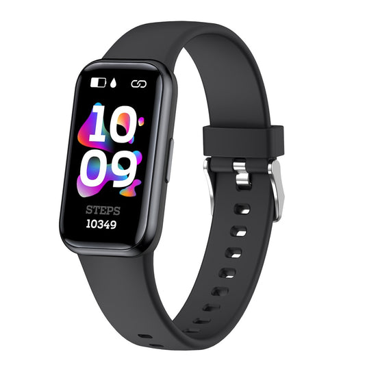 H98 HD 1.47" Touch Screen Smart Bracelet Water Resistant Health Monitoring Fitness Watch with TPU Strap