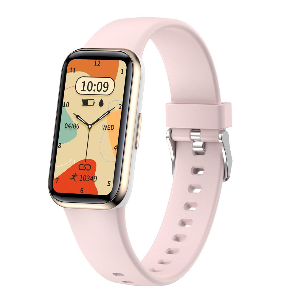 H98 HD 1.47" Touch Screen Smart Bracelet Water Resistant Health Monitoring Fitness Watch with TPU Strap
