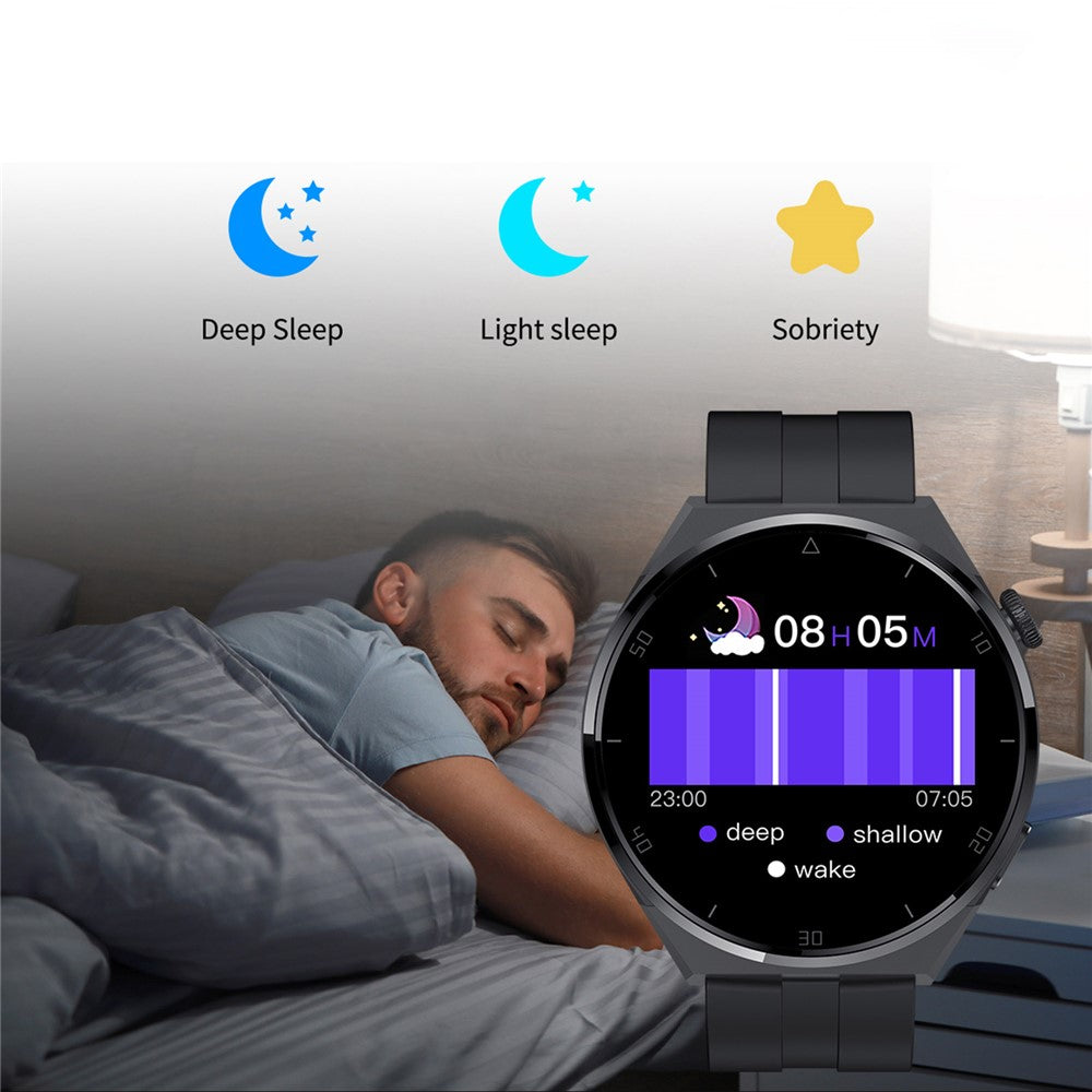 PG3MAX Bluetooth-compatible Call 1.6" Smart Watch Blood Oxygen Heart Rate Monitor IP67 Waterproof Sports Bracelet